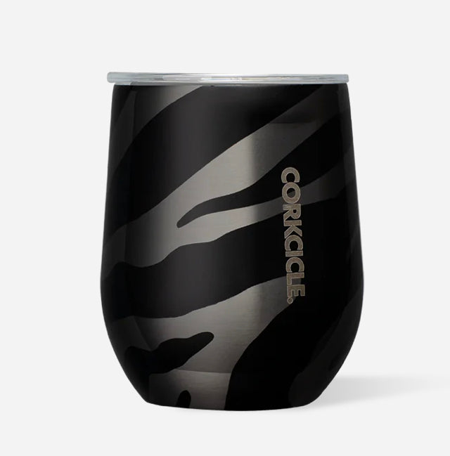 Corkcicle 12 oz Stemless Leopard Luxe