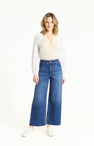 WIDE LEG TROUSER-AUDRE DARK