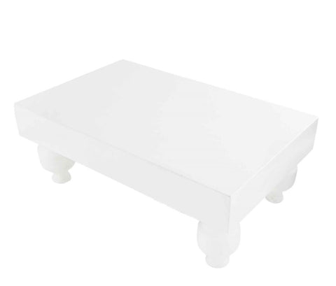 White Footed Serving Board