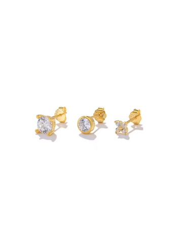 Daisy Trio Stud Set