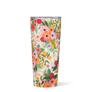 Tumbler 24oz-Rifle Paper Garden Party Cream