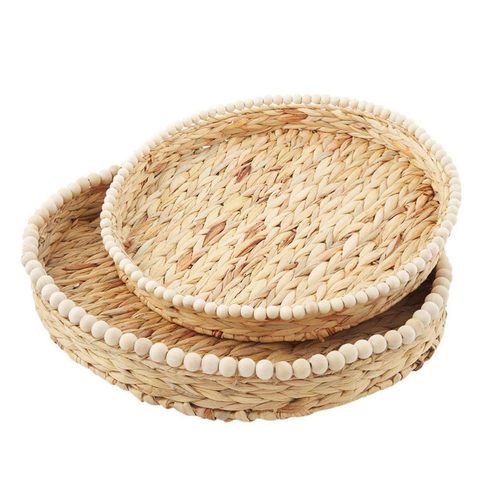 Beaded Basket Tray