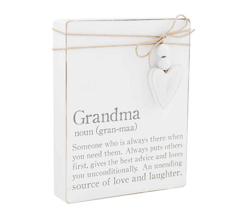 Grandma Definition Plaque