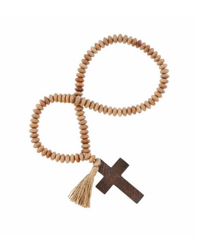 Cross Tassel Decor Beads